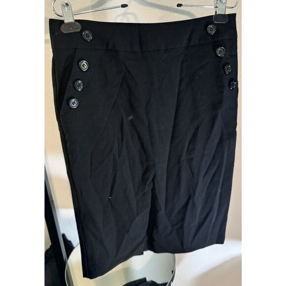 Super Cute button front skirt Slit Back High Rise Pencil Skirt Vintage Style‎ - Picture 2 of 4